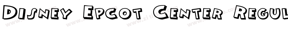 Disney Epcot Center Regular字体转换